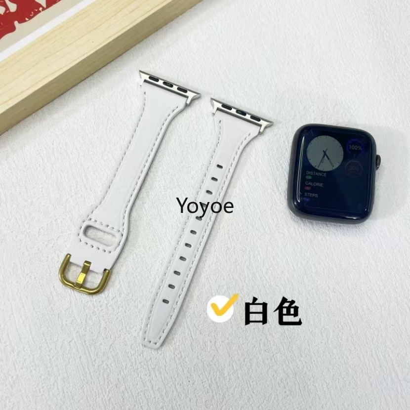 Dây Đeo Thay Thế Bằng Da Mới Cho iWatch Series Ultra 3 4 5 SE 6 7 8 49mm 44mm 40mm 41mm 45mm 42mm