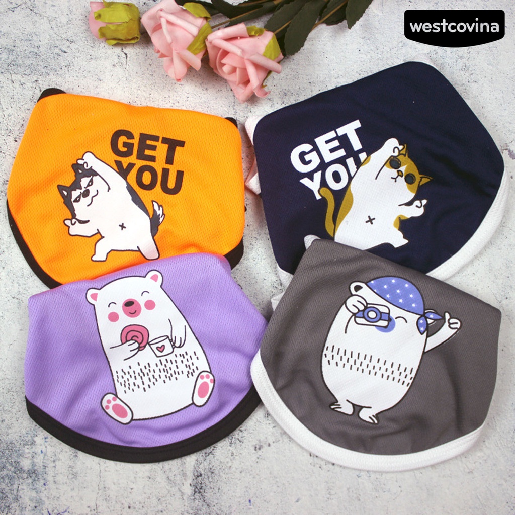 [COD]♞Áo Lưới Thoáng Khí In Họa Tiết Hoạt Hình Dành Cho Cún Cưng