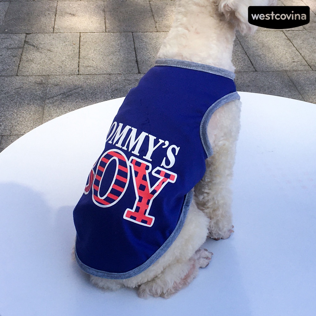 [COD]♞Áo Thun In Chữ Thoáng Khí Thời Trang Mùa Hè Dành Cho Cún Cưng