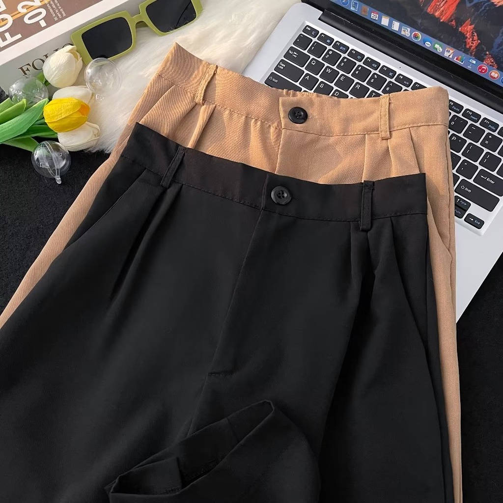 Quần Dài Ống Rộng Phong Cách Đường Phố vintage Thời Trang Nam