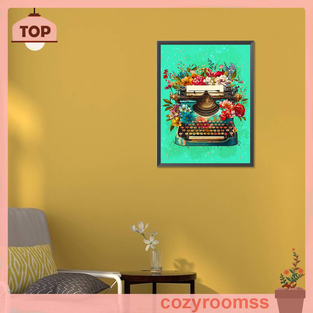 Tranh Đính Đá Kim Cương Toàn Bộ 5D DIY Kẹp Tròn Trang Trí Nhà Cửa