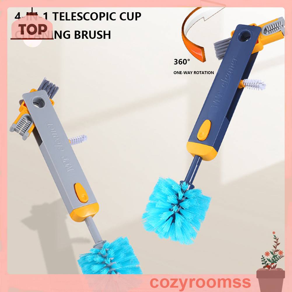 Bàn Chải Vệ Sinh Miệng Chai Lọ 4 Trong 1 Hình Chữ U Bằng Silicone