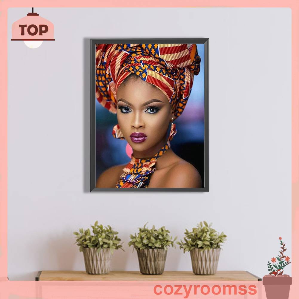 Tranh Đính Đá Kim Cương Toàn Bộ 5D DIY Hình Vẽ Cô Gái Trang Trí Nhà Cửa