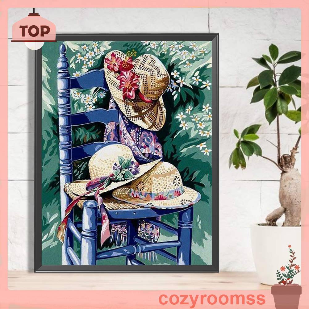 Tranh Đính Đá Kim Cương Toàn Bộ 5D DIY Hình Vẽ Nón