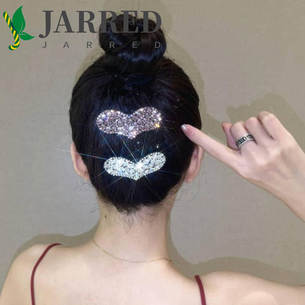 JARRED Kẹp Tóc Hợp Kim Thiết Kế Đơn Giản Ngọt Ngào Cho Nữ