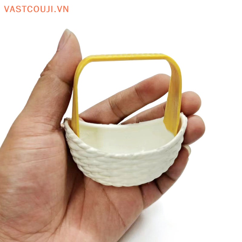 Bộ 2 Giỏ Đựng Rau Củ Quả Mini Tỉ Lệ 1: 6 Dùng Trang Trí Nhà Búp Bê