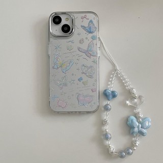 Ốp Điện Thoại Cứng Họa Tiết Bướm Cho IPhone 11 12 12Pro 12ProMax 13 13Pro 13ProMax 14 14Pro 14ProMax