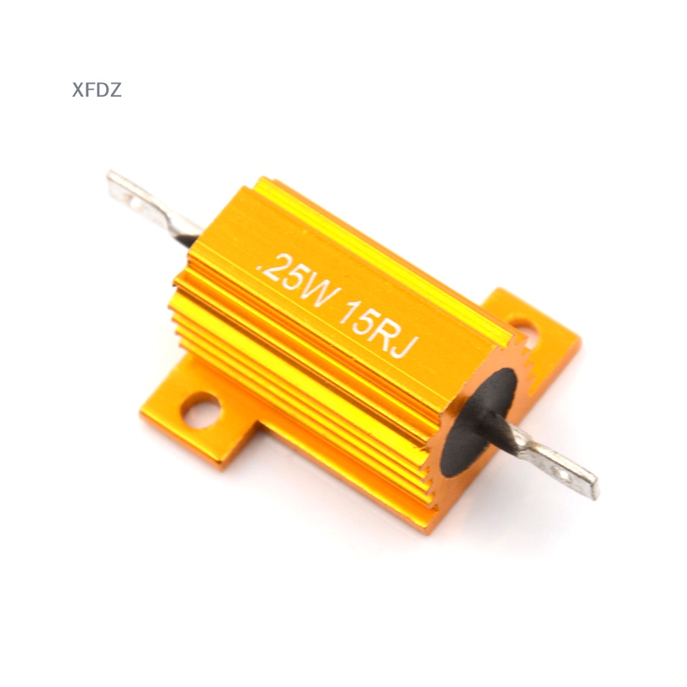 Điện Trở Mạ Vàng 25W 15 Ohm 5% Vỏ Nhôm Chuyên Dụng