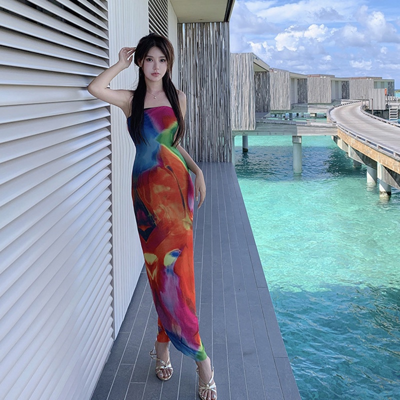 Áo Kiểu Hở Vai In Họa Tiết Phong Cách Âu Mỹ Quyến Rũ Cho Nữ