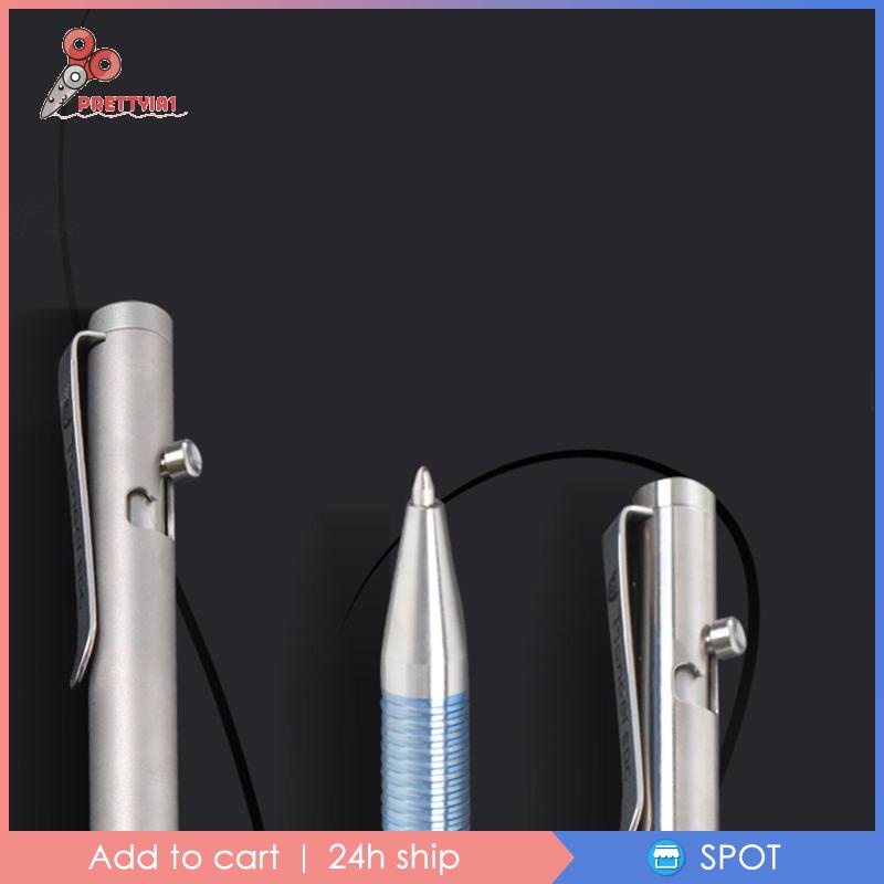 Bút Bi Prettyia1 Ngòi 0.5mm Có Thể Thu Gọn Tiện Dụng
