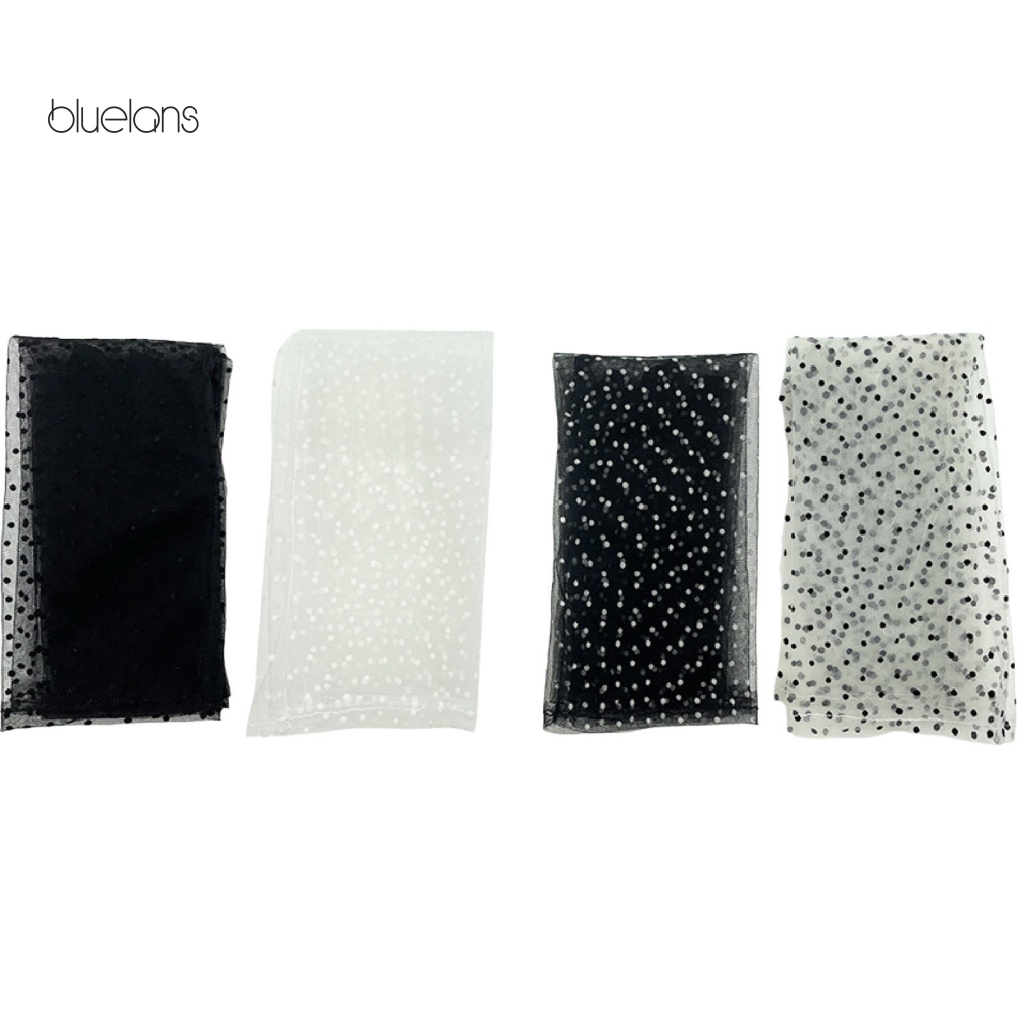 1 Đôi Găng Tay Lưới Xuyên Thấu Họa Tiết Chấm Bi Siêu Mềm Cho Cô Dâu