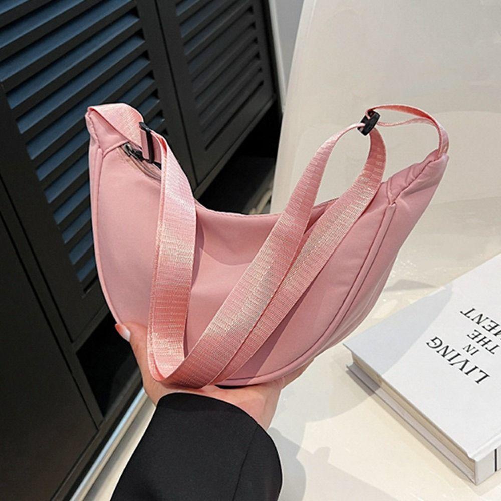 ROWANS Túi Đeo Vai / Đeo Chéo / Kẹp Nách Chất Liệu Nylon Hình Bánh Bao Phong Cách Thể Thao Thời Trang