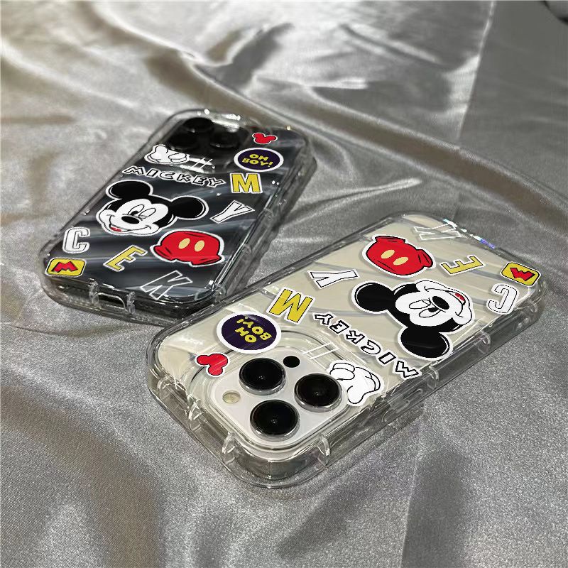 Ốp Điện Thoại Mềm Trong Suốt In Hình Mickey / sins13128 Dễ Thương Cho Iphone 14Promax 711 / / 8XIF