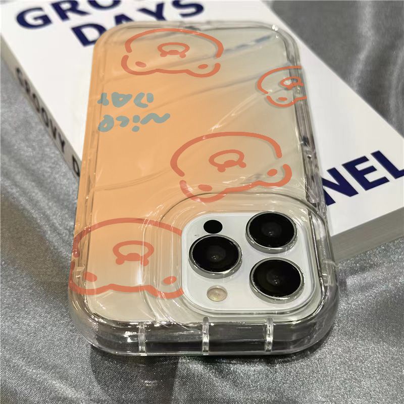Ốp Điện Thoại Mềm Trong Suốt Họa Tiết Gấu Dễ Thương 1312 Cho Iphone 8sins xr 14Promax 7 11