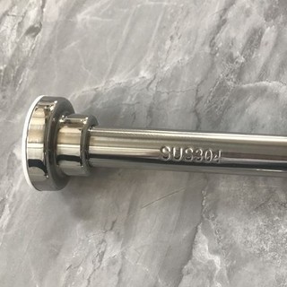 Thanh kính thiên văn punch-free curtain rod quần áo thanh kính thiên văn gia dụng dày rèm tắm thanh quần áo thanh không khí quần áo thanh thanh kính thiên văn