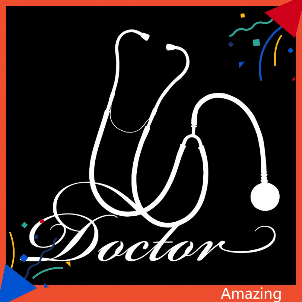 Sticker Phản Quang Dán Trang Trí Thân / Cửa Sổ Xe Hơi Hình Bác Sĩ / Bệnh Viện Y Tế