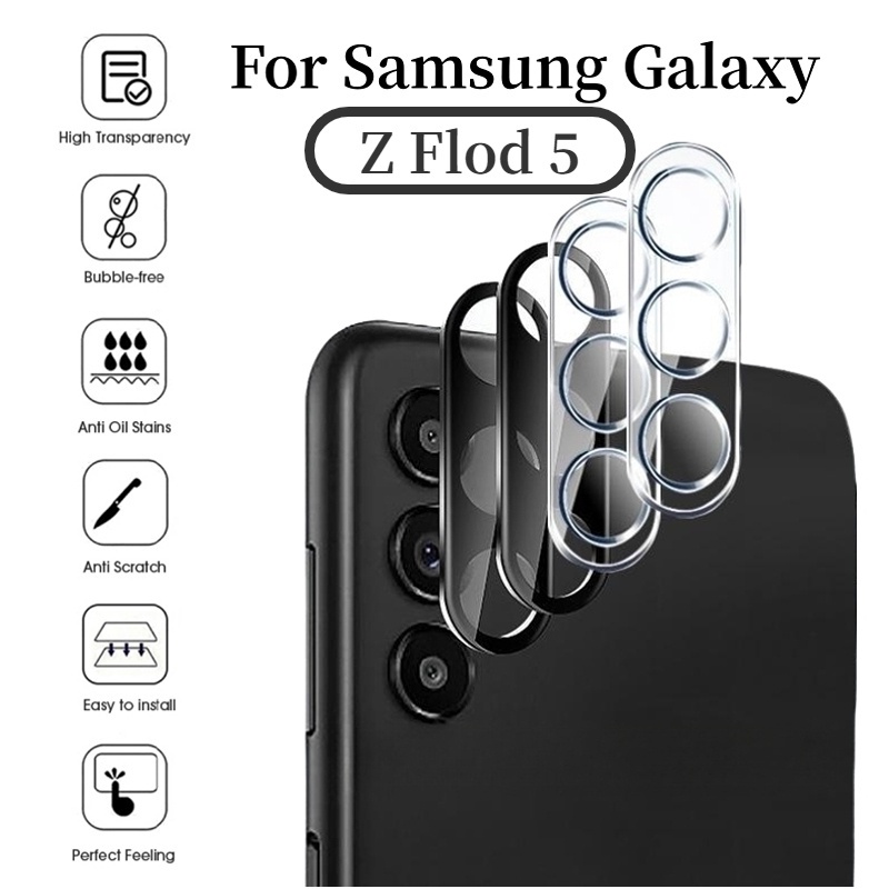 Kính Cường Lực Bảo Vệ Ống Kính Máy Ảnh HD Trong Suốt Chống Thấm Nước Chất Lượng Cao Cho Samsung Galaxy Z Fold 5