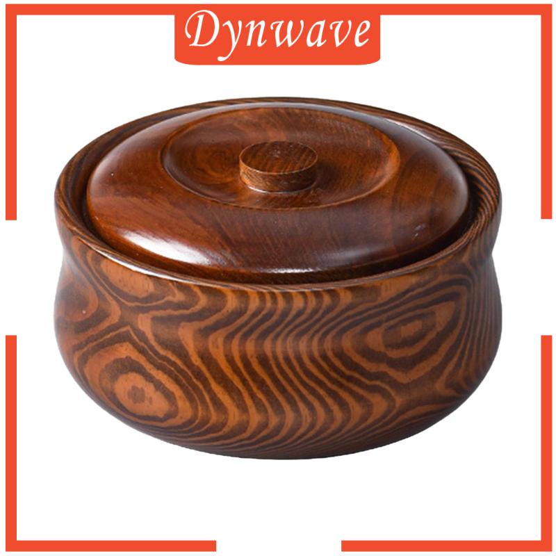 Tô Gỗ Hình Tròn Đa Năng Có Thể Tái Sử Dụng