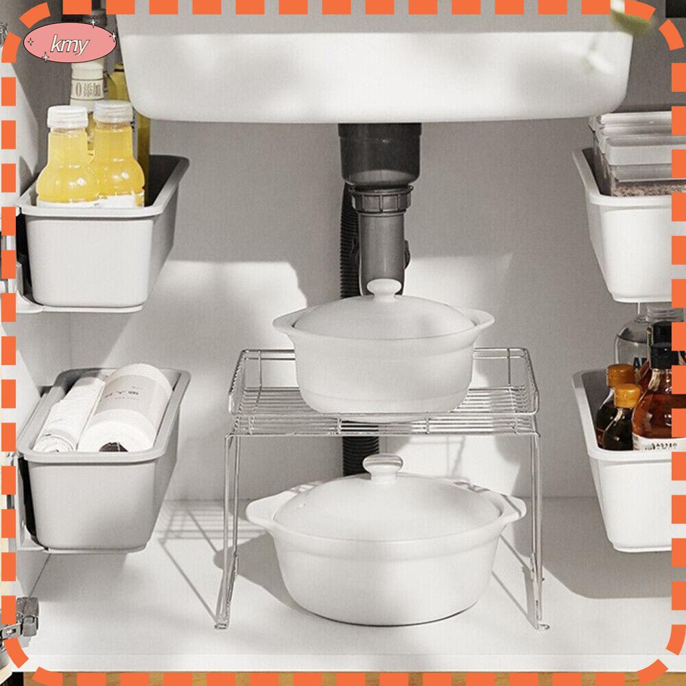 Krny Hộp Đựng Đồ Dạng Kéo Ra Ngoài Bằng PP Màu Hồng Mới Không Đục Lỗ Cho Tủ Quần Áo