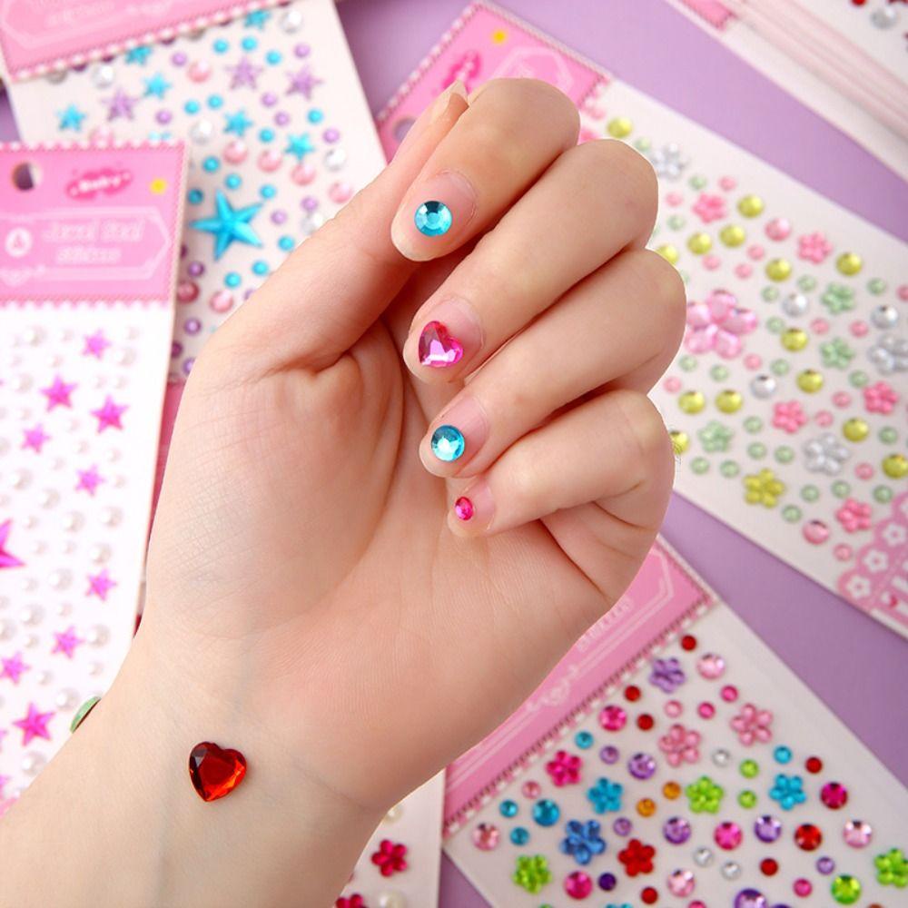 Set 4 Tấm Nhãn Dán Acrylic Lấp Lánh DIY 1 Cho Nữ