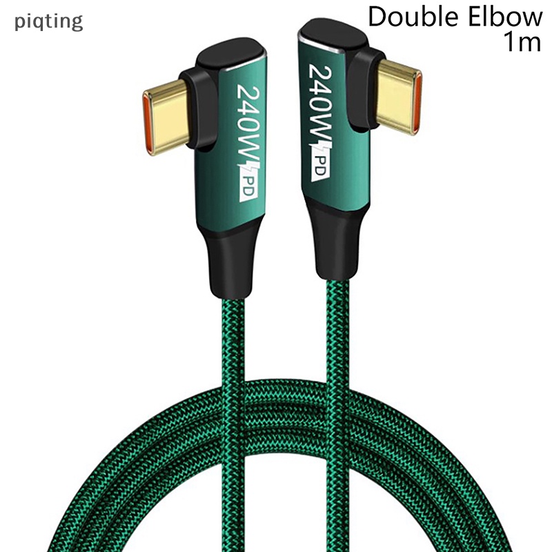 Cáp Sạc Nhanh 48V5A 480Mbps PD240W QC3.0 90 Độ USB Chuyên Dụng Cho Điện Thoại / Máy Tính