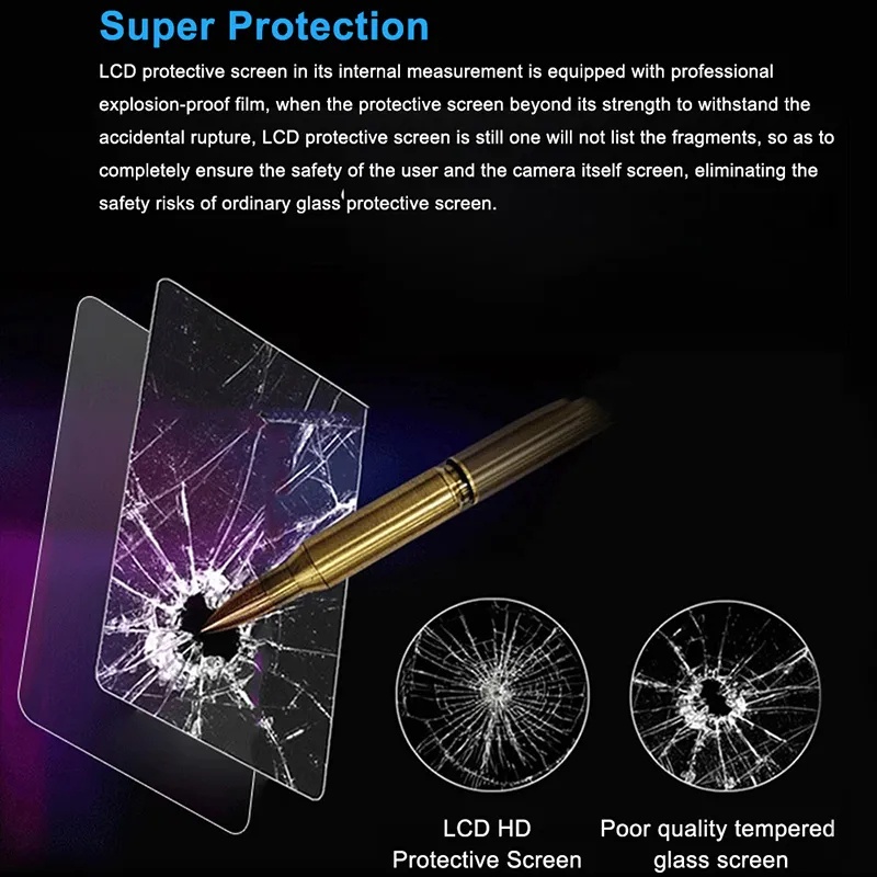 For Free Gift Kính Cường Lực HD Bảo Vệ Màn Hình Máy Ảnh Sony