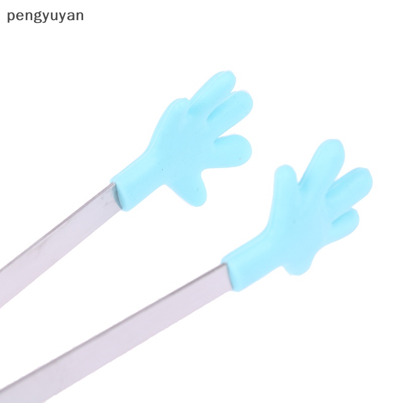 Set 3 Kẹp Đá Bằng Silicone Và Thép Không Gỉ Bền Bỉ Tiện Lợi Dành Cho Nhà Bếp