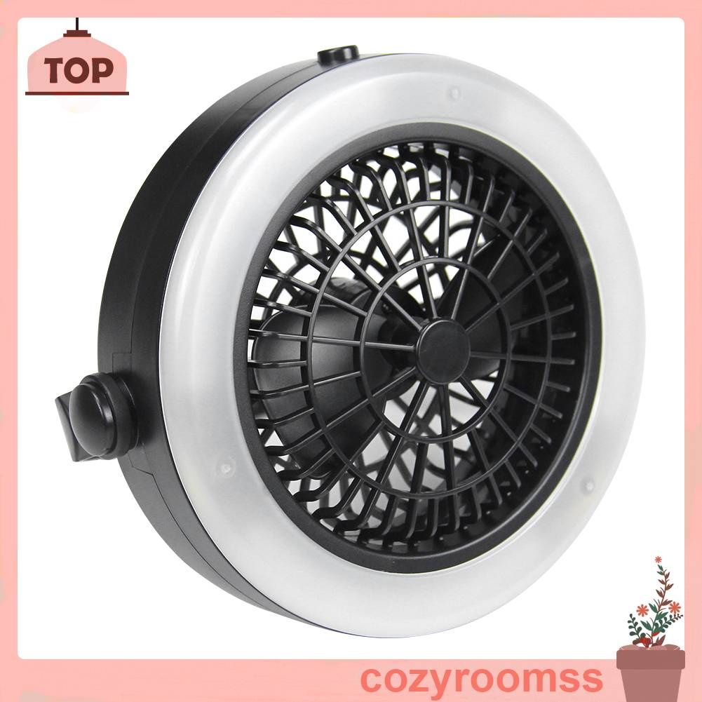 Quạt Treo Tích Hợp Đèn LED 3 Trong 1 Tiện Dụng Khi Đi Cắm Trại