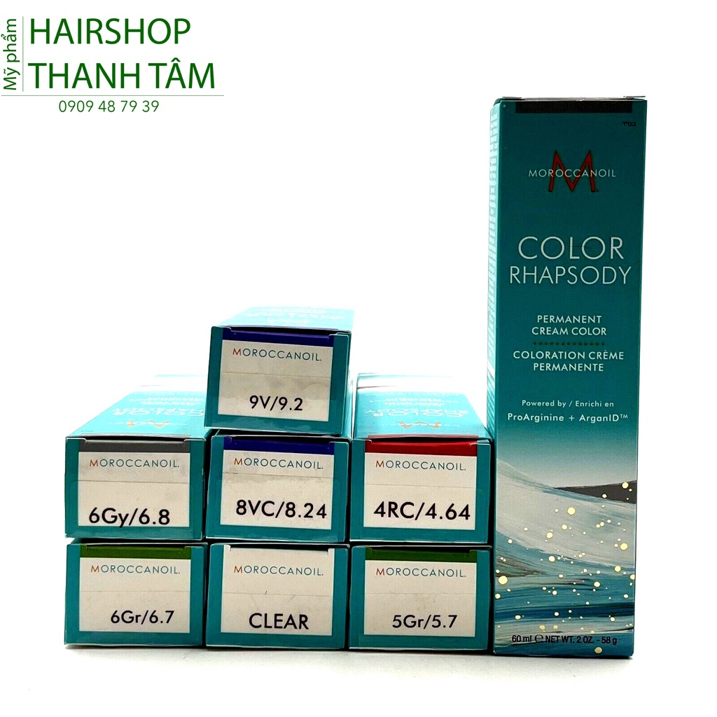 Kem nhuộm lâu bền MOROCCANOIL COLOR RHAPSDY Permanent Cream 60ml { New 2023 }