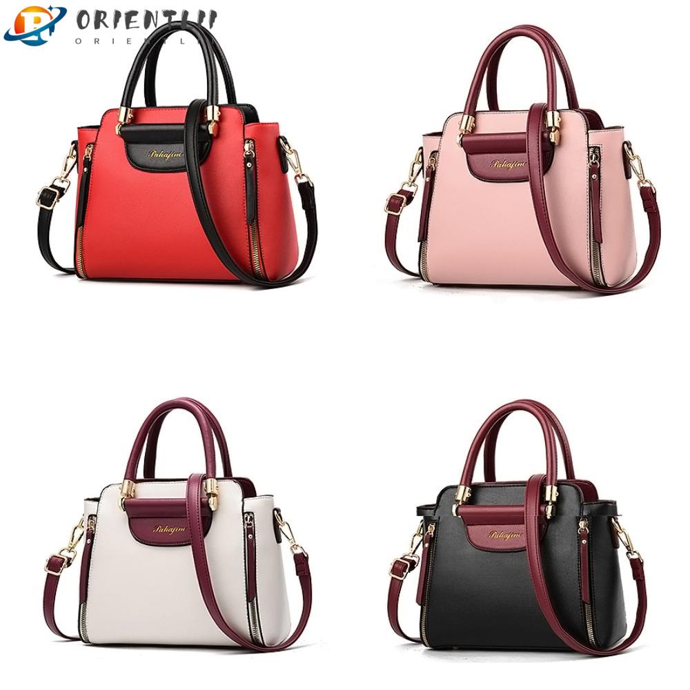 Túi Xách Da PU Màu Trơn Thời Trang Cho Nữ