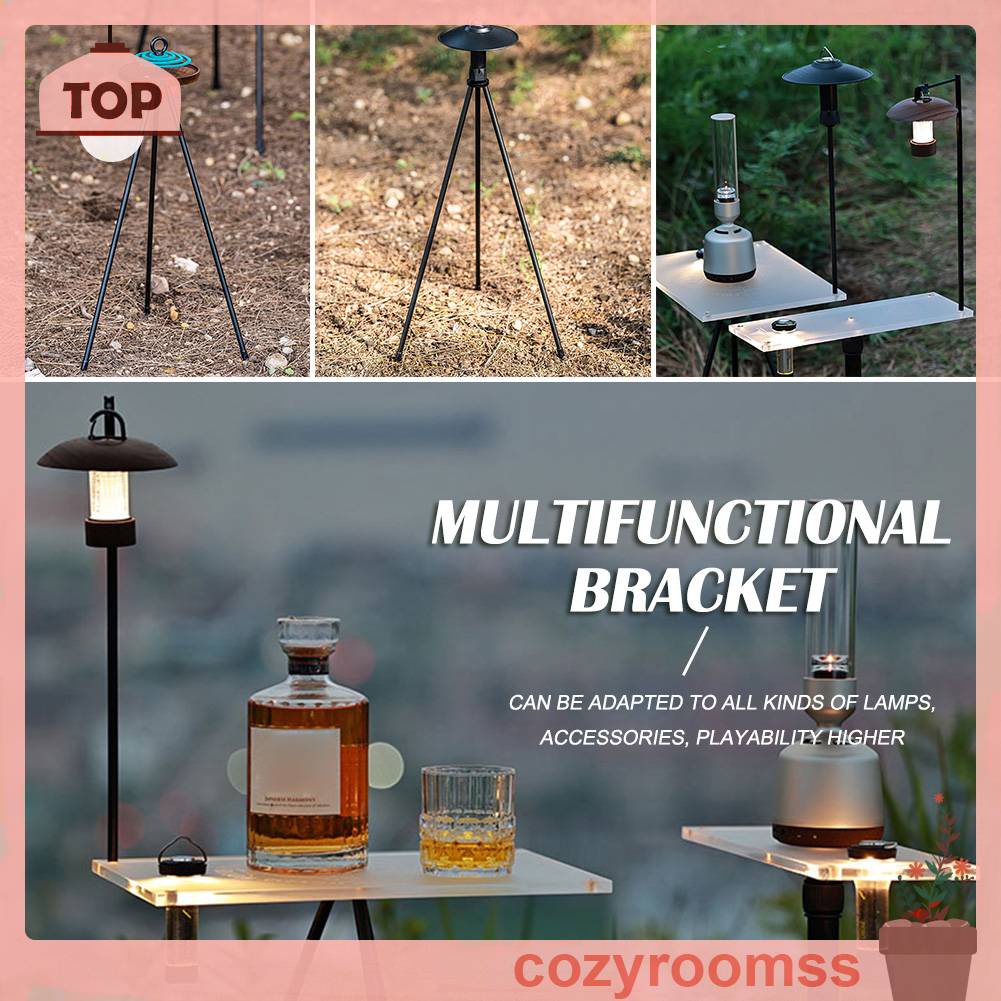 Giá Đỡ Ba Chân Bằng Hợp Kim Nhôm Đa Chức Năng Dùng Khi Đi Cắm Trại