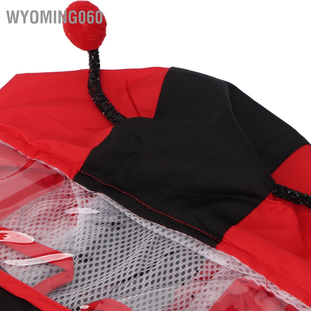 Wyoming060 Áo Mưa Cho Chó 2 Lớp Thoáng Khí Nhẹ Chống Thấm Nước Phản Quang Đi Bộ Hàng Ngày Chạy