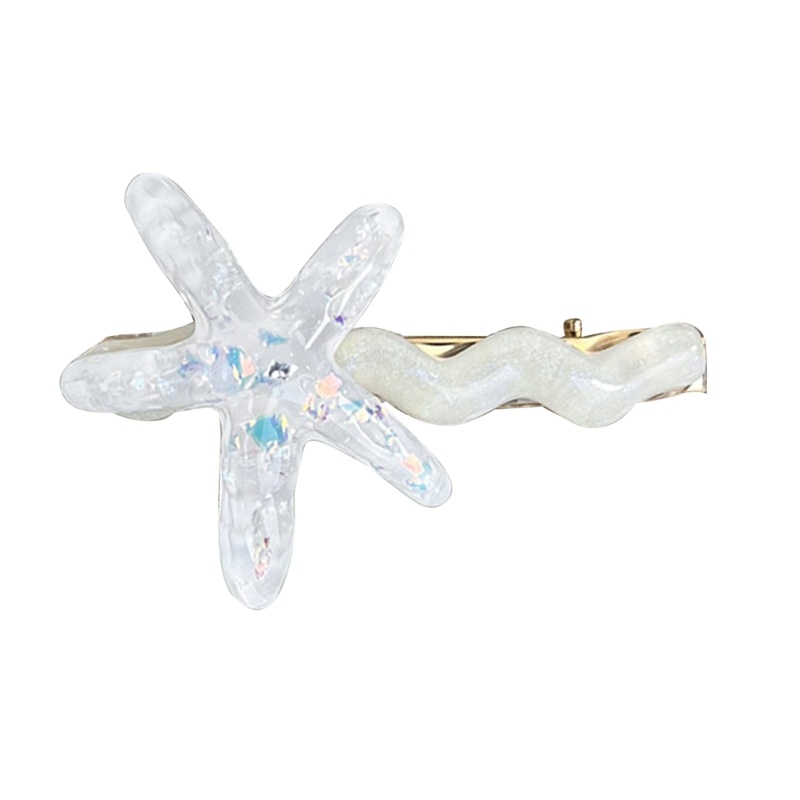 Kẹp Tóc Hình Sao Biển Xinh Xắn Y2K