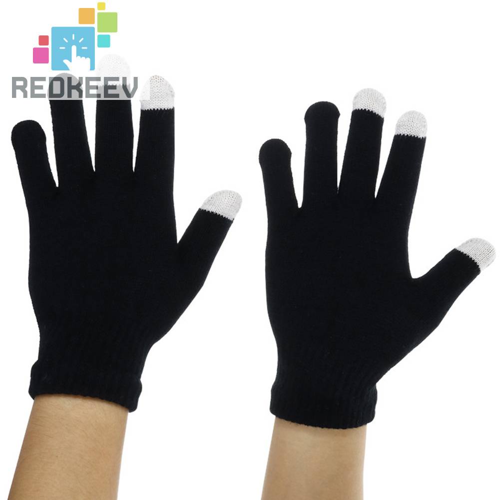 Set 2 Đôi Găng Tay Sưởi Ấm Chạy Điện USB Có Thể Dùng Màn Hình Cảm Ứng