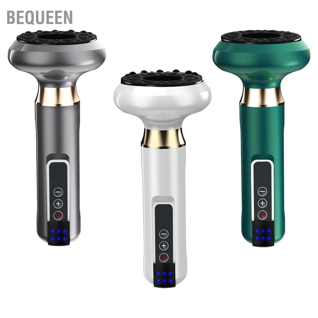 Bequeen Có hàng sẵn Máy Giác Hơi Điện Mát Xa Gua Sha 6 Cấp Độ Hút Xung Tần Số Có Màn Hình LED