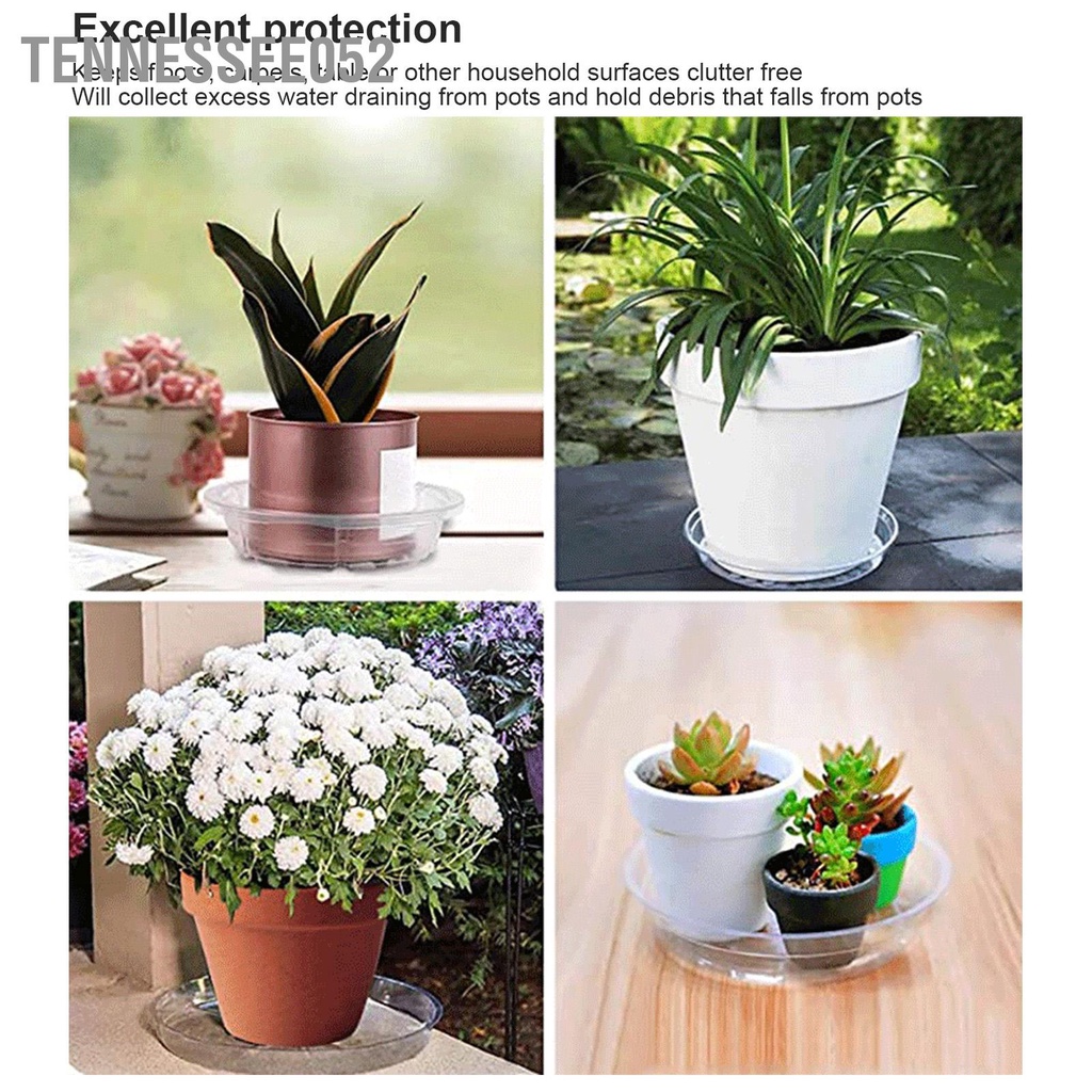 Tennessee052 20 Chiếc Vật Có Đĩa Khay 6in 8in 10in 12in Nặng Nhựa Trong Hoa Nồi Nhỏ Giọt Cho Nhà Ngoài Trời