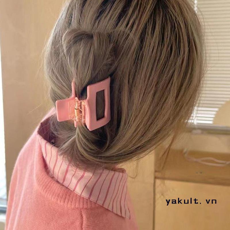 🎀 yakult 🎀Kẹp Tóc Mini Hình Vuông Dễ Thương Phong Cách Hàn Quốc Cho Nữ
