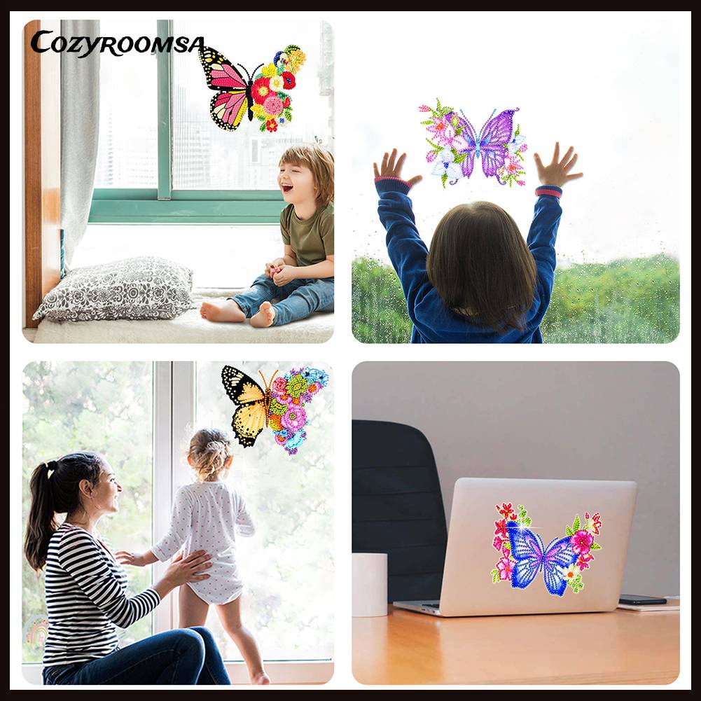 Sticker Khảm Đá Dán Trang Trí Hình Động Vật