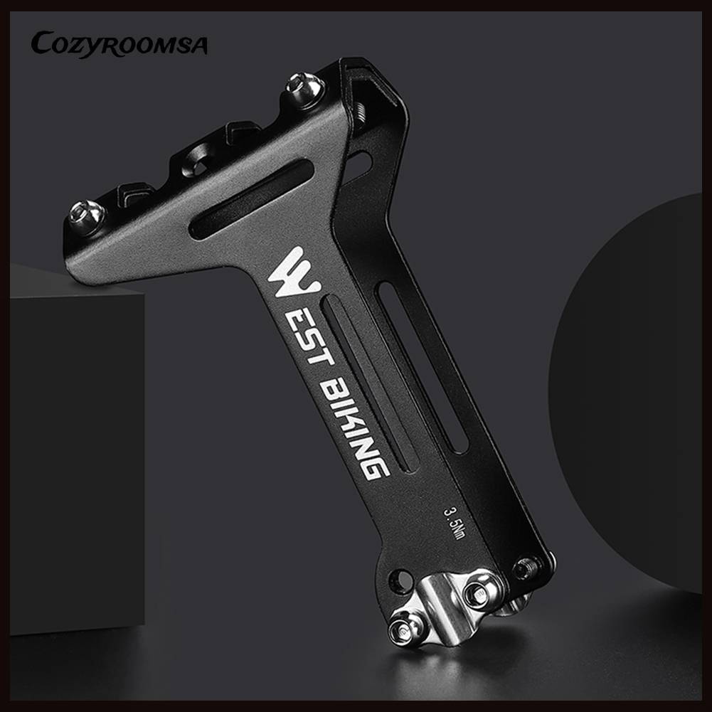 Giá Đỡ Bình Nước Nối Dài Bằng Hợp Kim Nhôm Gắn Yên Xe Đạp Tiện Lợi