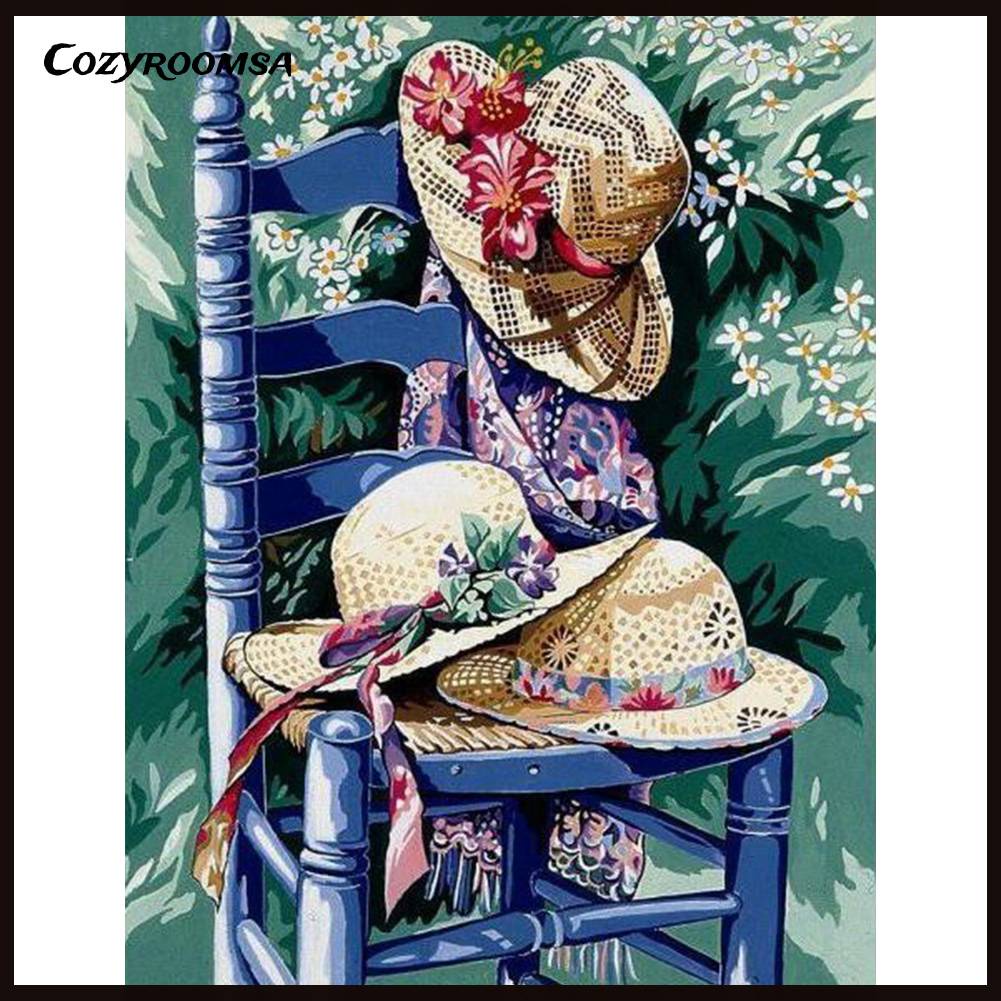 Tranh Đính Đá Kim Cương Toàn Bộ 5D DIY Hình Vẽ Nón