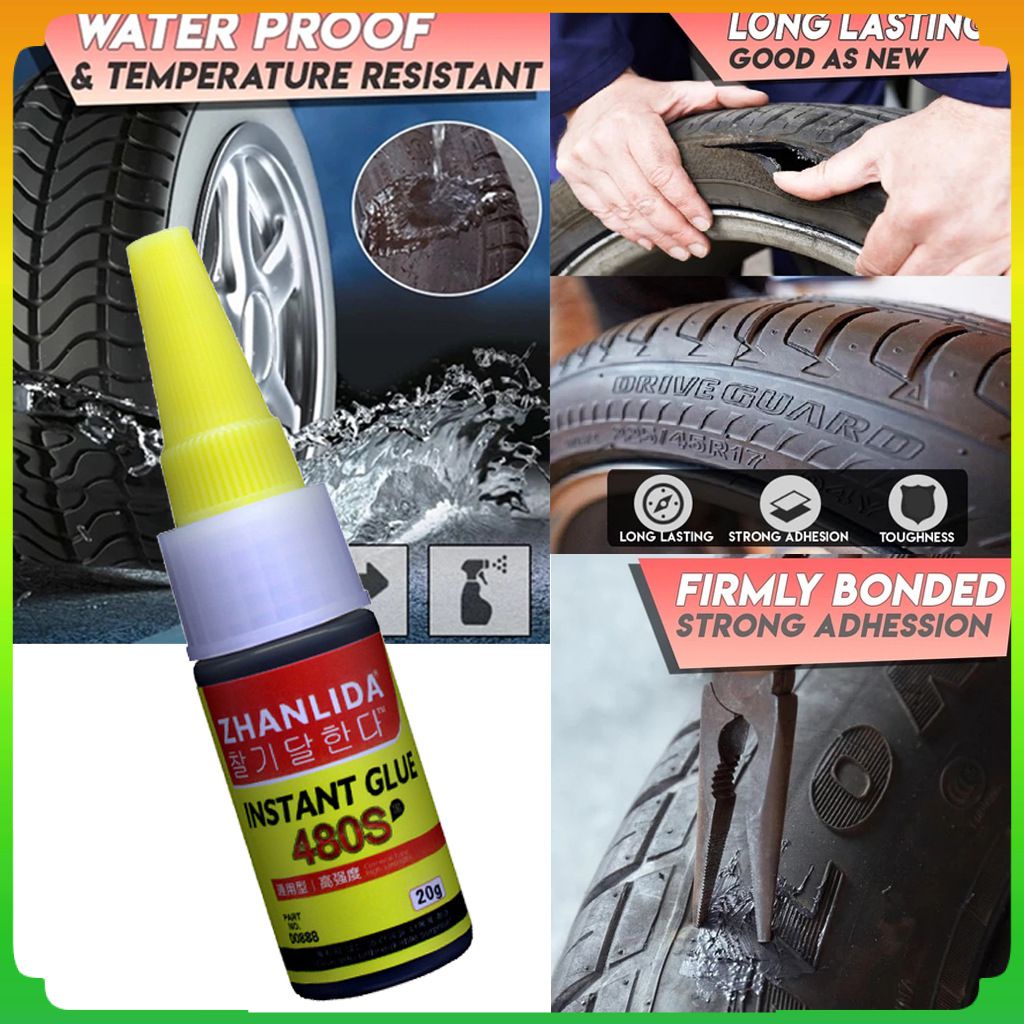 Keo sửa chữa lốp 480S Keo sửa chữa lốp xe Keo dán lốp xe cao su Side Crack Keo Keo siêu dính đa năng cho xe hơi Cao su toàn cầu