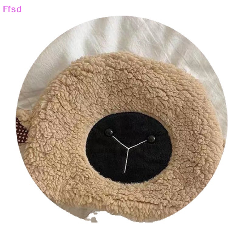 {Ffsd} Mũ Len Lông Cừu Trùm Đầu Dày Dặn Ấm Áp Thời Trang Mùa Đông Mới Cho Nữ * Bán Chạy