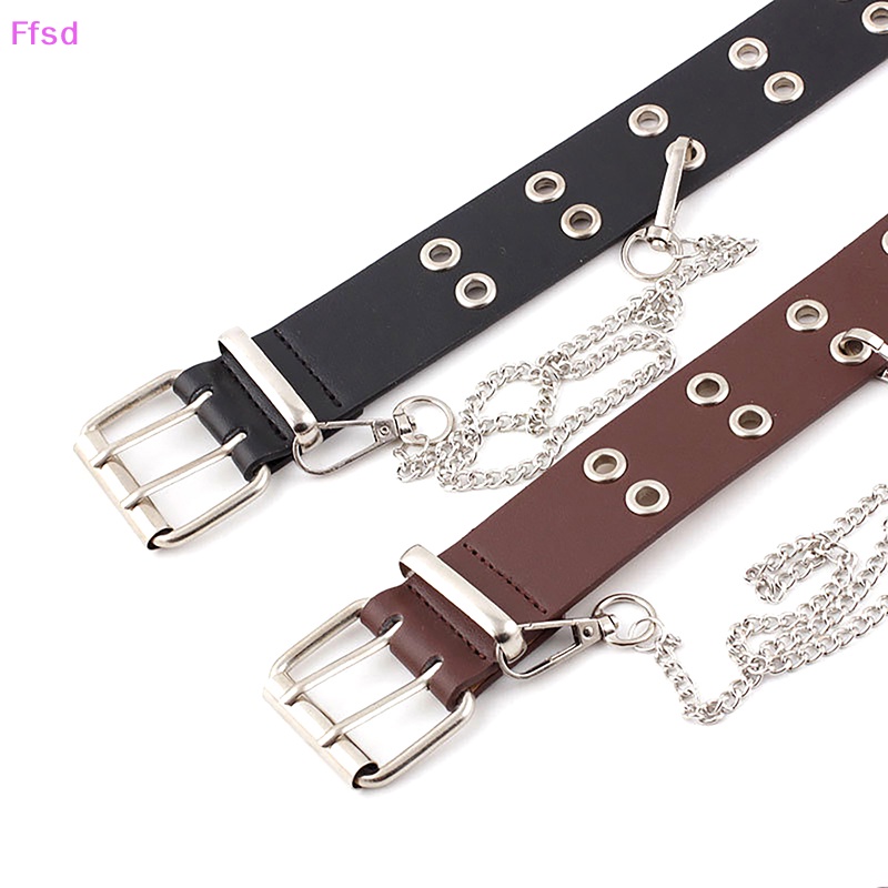 Thắt Lưng Dây Xích Phối Khóa Cài Đa Năng Phong Cách Punk Cổ Điển Thời Trang Cho Nữ