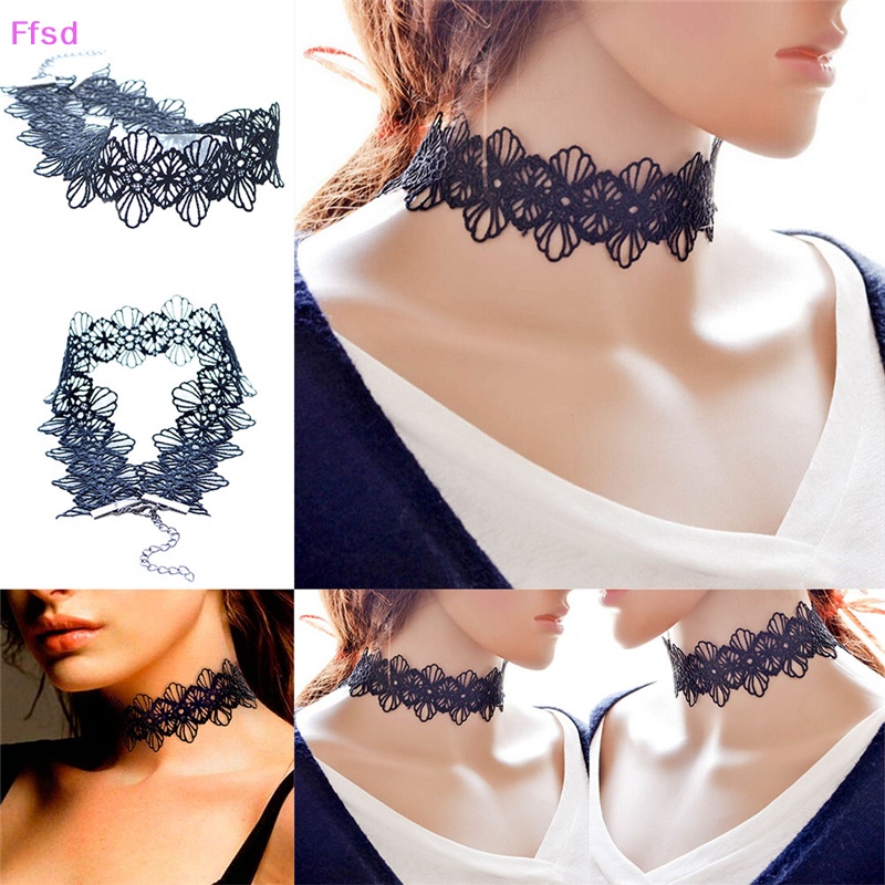 {Ffsd} Vòng Cổ Choker Ren Phong Cách Boho Vintage Gothic Thời Trang Hàng Bán Chạy
