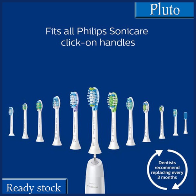 4 Đầu Cọ Thay Thế C1 Cho Philips Sonicare C2 Optimized Panel Hx9023 / 65