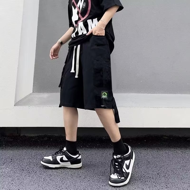 Quần Yếm Dáng Rộng Phong Cách Hip Hop Mỹ Thời Trang Mùa Hè Mới Cho Nam Và Nữ