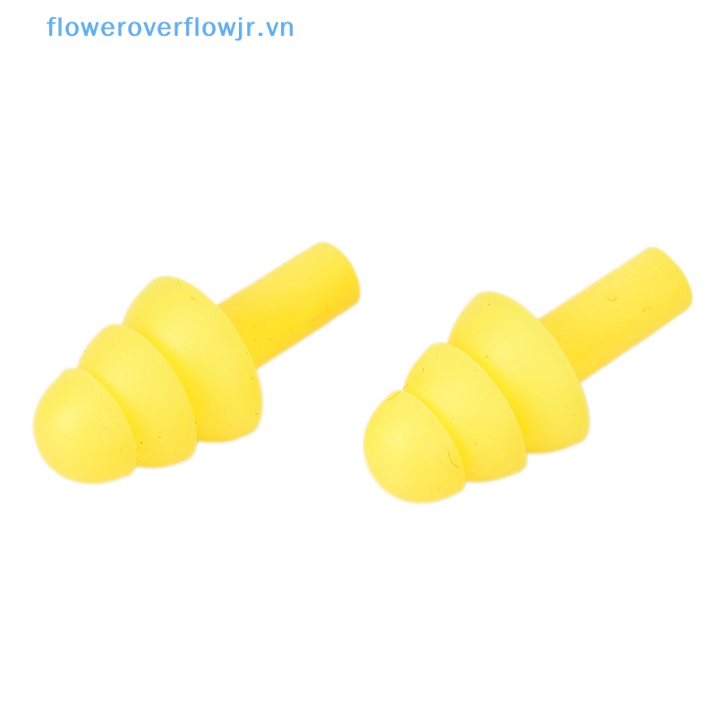 10 Cặp Nút Bịt Tai Khi Bơi Lội Bằng Silicone Mềm Chống Ồn &amp; Nước