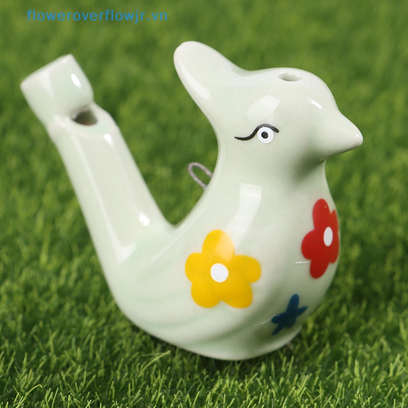 1 Còi Thổi Nước Hình Chú Chim Bằng Gốm Sứ Kèm Dây Đeo Đồ Chơi Giáo Dục Cho Bé