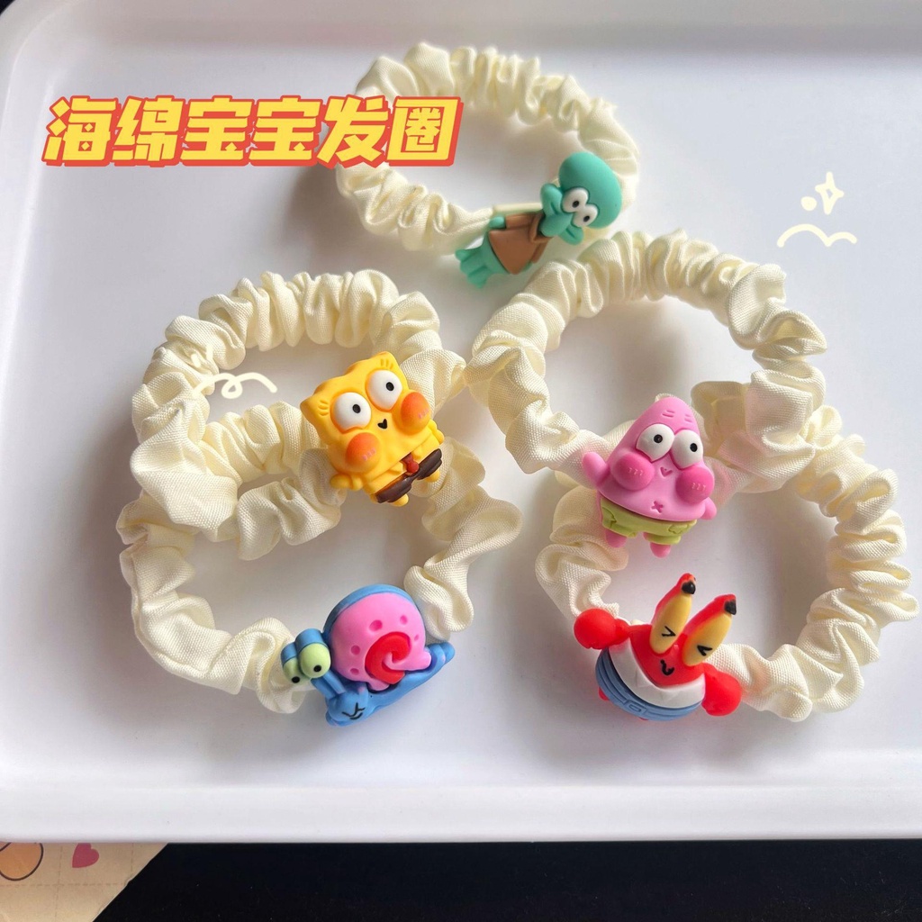 Dây Cột Tóc Hình Hà Mã Hoạt Hình Dễ Thương Thời Trang 2023 Cho Bé Gái