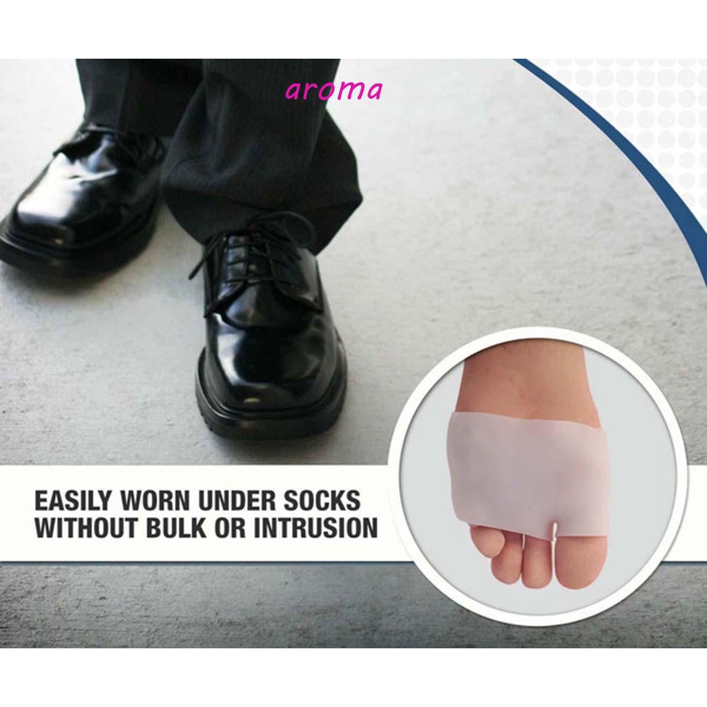 AROMA Đệm Bảo Vệ Ngón Chân Bằng Silicon Gel Mềm Màu Be Chuyên Dụng Cho Múa Ba Lê